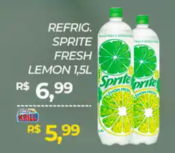 Rede Krill Refrig. sprite fresh lemon oferta