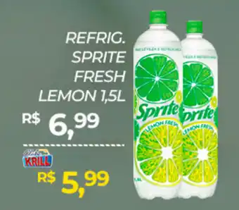 Rede Krill Refrig. sprite fresh lemon oferta