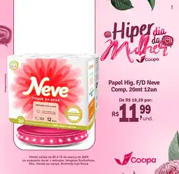 Cocipa Papel Hig. F/D Neve Comp. oferta