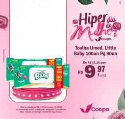 Cocipa Toalha Umed. Little Baby oferta