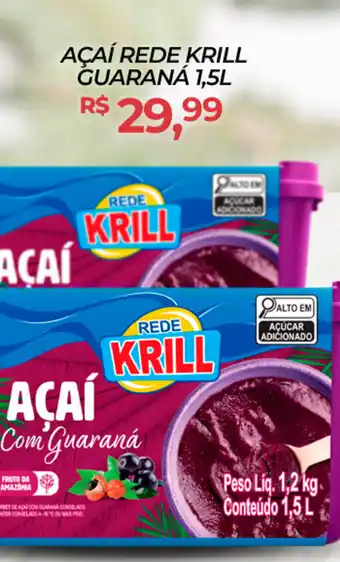 Rede Krill Açaí rede krill guaraná oferta