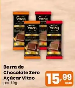 Superfacil Atacado Barra de Chocolate Zero Açúcar Vitao oferta