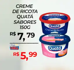 Rede Krill Creme de ricota quatá sabores oferta