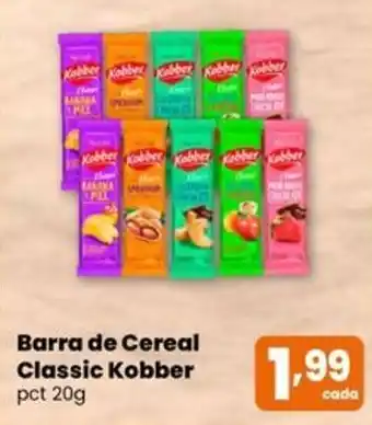 Superfacil Atacado Barra de Cereal Classic Kobber pct oferta