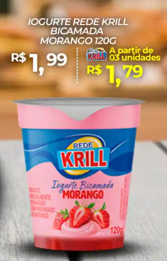 Rede Krill Iogurte rede krill bicamada morango oferta