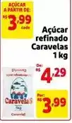 Extra Caravelas - açúcar refinado oferta