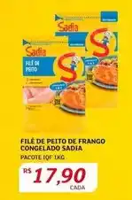 Assaí Atacadista Sadia - filé de peito de frango congelado oferta