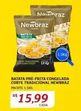 Assaí Atacadista Tradicional - batata pre-frita congelada corte tradicional pacote oferta