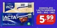 Roldão Lacta - chocolate sabores oferta