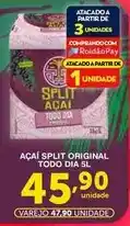 Roldão Split - açaí original oferta