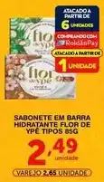 Roldão Flor de ypê - sabonete em barra hidratante oferta