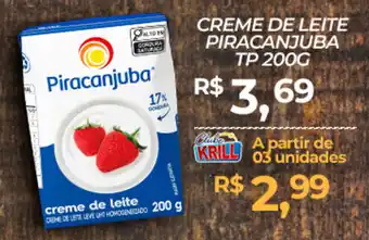 Rede Krill Creme de leite piracanjuba tp oferta