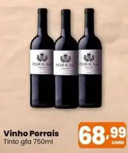 Superfacil Atacado Vinho Porrais Tinto gfa oferta