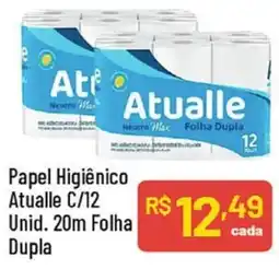 Supermercados Goes Papel Higiênico Atualle C/12 unid. 20m Folha Dupla oferta