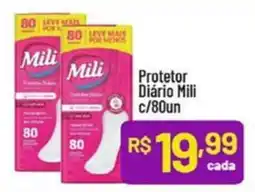 Supermercados Goes Protetor Diário Mili oferta