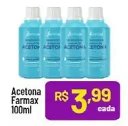 Supermercados Goes Acetona Farmax oferta