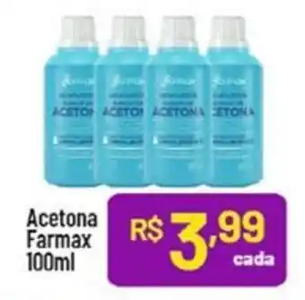 Supermercados Goes Acetona Farmax oferta