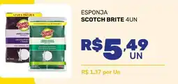 Rede Super Passo Esponja scotch brite 4un oferta