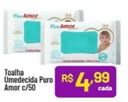 Supermercados Goes Toalha Umedecida Puro Amor c/50 oferta