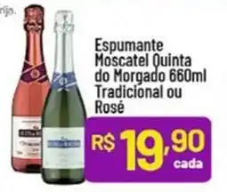 Supermercados Goes Espumante Moscatel Quinta do Morgado Tradicional ou Rosé oferta