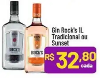 Supermercados Goes Gin Rock's Tradicional ou Sunset oferta