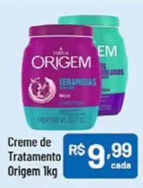 Supermercados Goes Creme de Tratamento Origem oferta