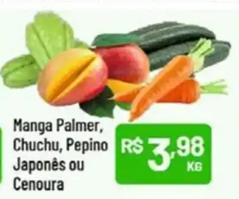 Supermercados Goes Manga Palmer, Chuchu, Pepeni Japonês ou Cenoura oferta