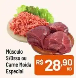 Supermercados Goes Músculo S/Osso ou carne Moida Especial oferta