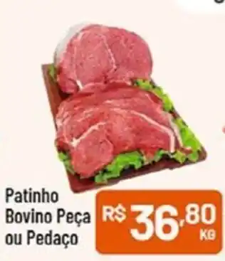 Supermercados Goes Patinho Bovino Peca ou Pedaço oferta