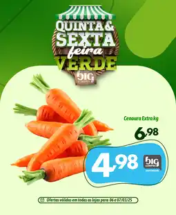 Supermercados Big Compra Cenoura Extra oferta