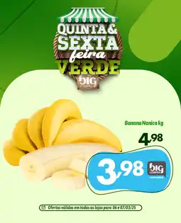 Supermercados Big Compra Banana Nanica oferta