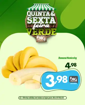 Supermercados Big Compra Banana Nanica oferta