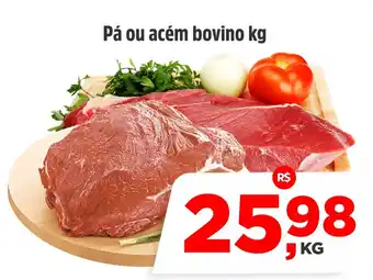 Sj Supermercados Pá ou acém bovino oferta