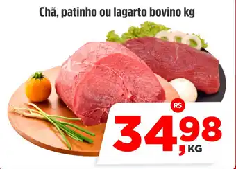 Sj Supermercados Chã, patinho ou lagarto bovino oferta