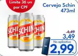 Supermercados Baklizi Cerveja Schin oferta