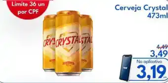 Supermercados Baklizi Cerveja Crystal oferta