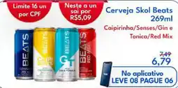 Supermercados Baklizi Cerveja Skol Beats oferta