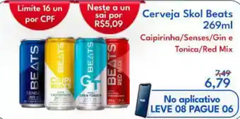 Supermercados Baklizi Cerveja Skol Beats oferta