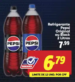 Supermercado Paraná Refrigerante E Pepsico Original book ou Blackwo oferta