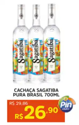 Pinheiro Supermercado Cachaça sagatiba pura brasil oferta