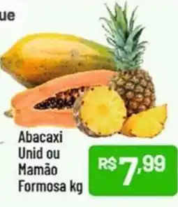 Supermercados Goes Abacaxi Unid ou Mamão Formosa oferta