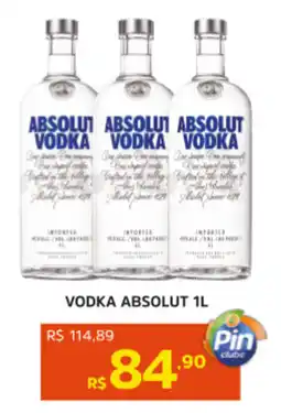 Pinheiro Supermercado Vodka absolut oferta