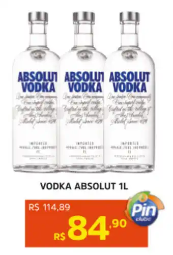 Pinheiro Supermercado Vodka absolut oferta