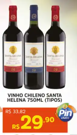 Pinheiro Supermercado Vinho chileno santa helena(tipos) oferta