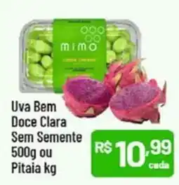 Supermercados Goes Uva Bem Doce Clara Sem Semente Ou Pitaia oferta