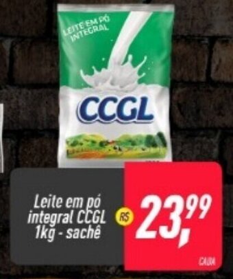 Frangolândia Leite em po Integral CCGL 1kg sache oferta