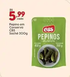 Supper Rissul Cbs - pepino em conserva oferta