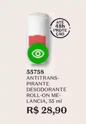 O Boticário 55 - desodorante roll-on me lancia oferta