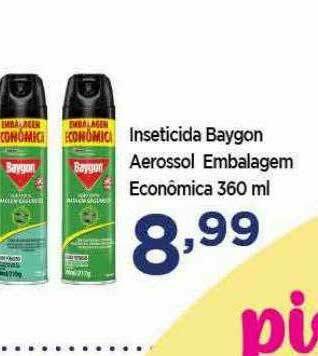 Apoio Mineiro Inseticida Baygon Aerossol Embalagem Econômica oferta