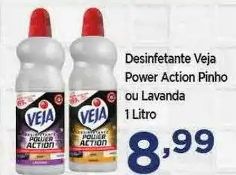 Apoio Mineiro Desinfetante Veja Power Action Pinho Ou Lavanda oferta